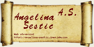 Angelina Šestić vizit kartica